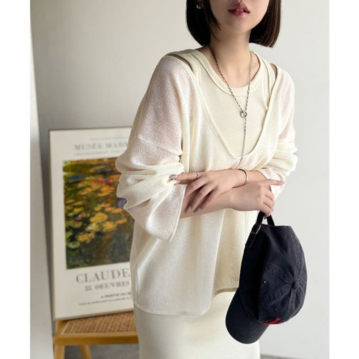 《sayo×クラシカルエルフコラボ》いつもの服に+1。ちょうどいい抜け感を。深U… | Classical Elf  | 詳細画像10 