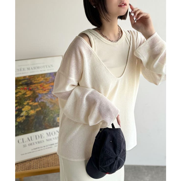 《sayo×クラシカルエルフコラボ》いつもの服に+1。ちょうどいい抜け感を。深U… | Classical Elf  | 詳細画像12 