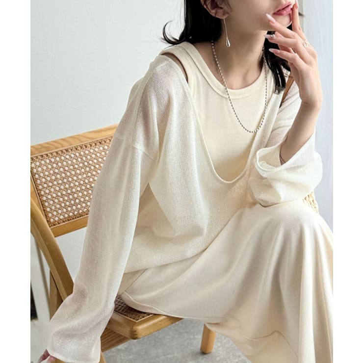 《sayo×クラシカルエルフコラボ》いつもの服に+1。ちょうどいい抜け感を。深U… | Classical Elf  | 詳細画像14 