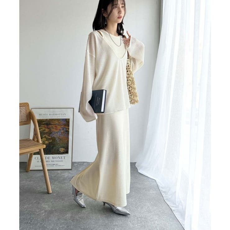 《sayo×クラシカルエルフコラボ》いつもの服に+1。ちょうどいい抜け感を。深U… | Classical Elf  | 詳細画像17 