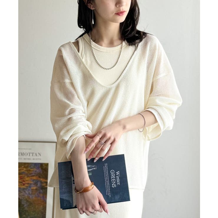 《sayo×クラシカルエルフコラボ》いつもの服に+1。ちょうどいい抜け感を。深U… | Classical Elf  | 詳細画像18 