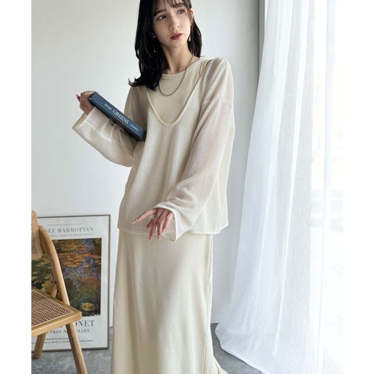 《sayo×クラシカルエルフコラボ》いつもの服に+1。ちょうどいい抜け感を。深U… | Classical Elf  | 詳細画像21 