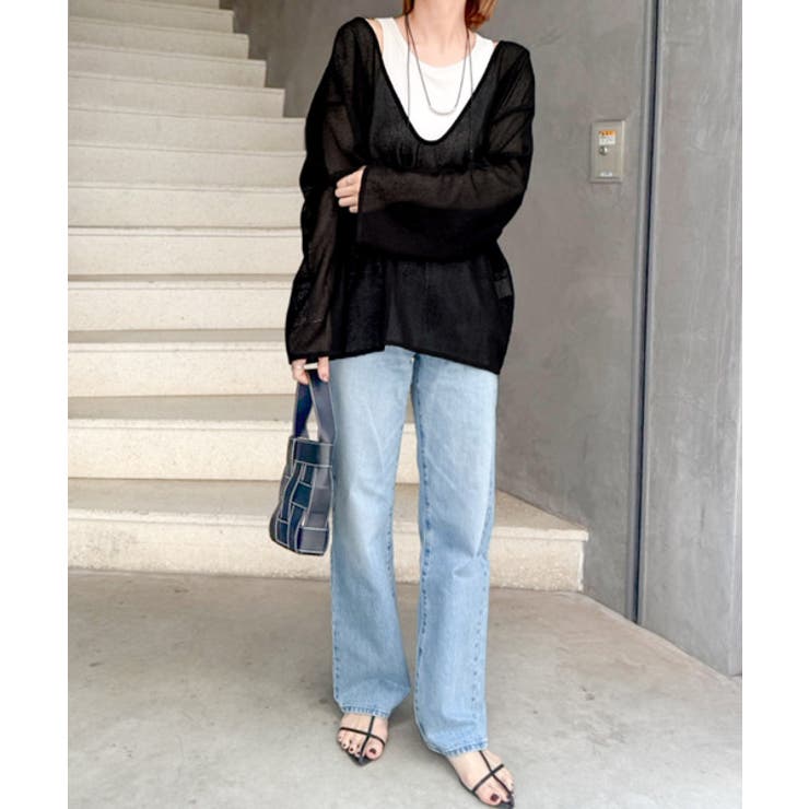 《sayo×クラシカルエルフコラボ》いつもの服に+1。ちょうどいい抜け感を。深U… | Classical Elf  | 詳細画像24 