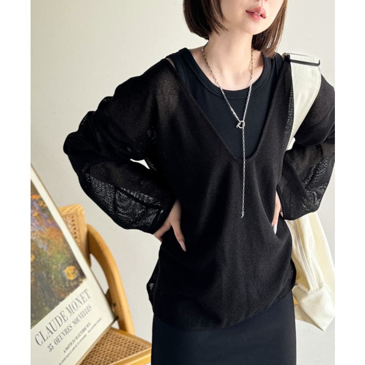 《sayo×クラシカルエルフコラボ》いつもの服に+1。ちょうどいい抜け感を。深U… | Classical Elf  | 詳細画像26 