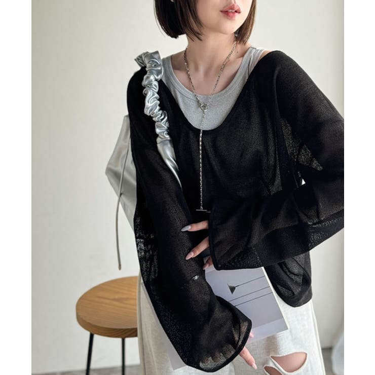 《sayo×クラシカルエルフコラボ》いつもの服に+1。ちょうどいい抜け感を。深U… | Classical Elf  | 詳細画像29 