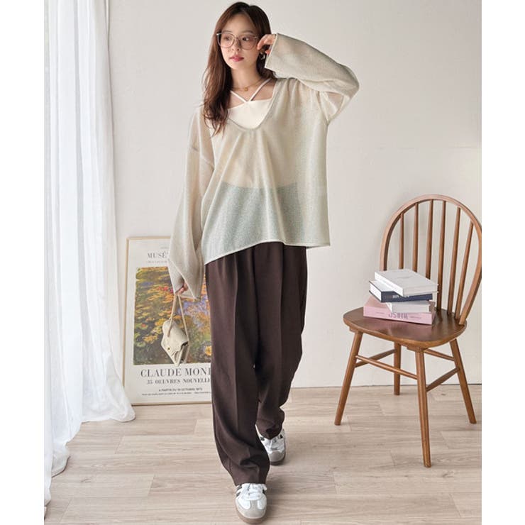 《sayo×クラシカルエルフコラボ》いつもの服に+1。ちょうどいい抜け感を。深U… | Classical Elf  | 詳細画像45 