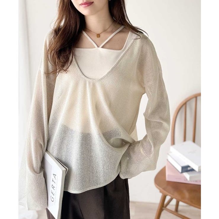 《sayo×クラシカルエルフコラボ》いつもの服に+1。ちょうどいい抜け感を。深U… | Classical Elf  | 詳細画像46 