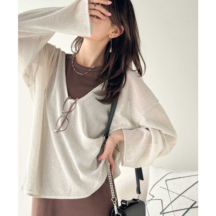 《sayo×クラシカルエルフコラボ》いつもの服に+1。ちょうどいい抜け感を。深U… | Classical Elf  | 詳細画像48 