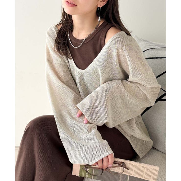 《sayo×クラシカルエルフコラボ》いつもの服に+1。ちょうどいい抜け感を。深U… | Classical Elf  | 詳細画像49 