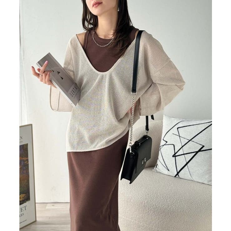 《sayo×クラシカルエルフコラボ》いつもの服に+1。ちょうどいい抜け感を。深U… | Classical Elf  | 詳細画像52 