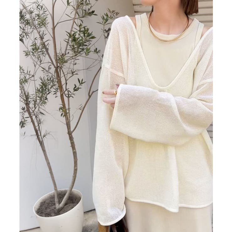 《sayo×クラシカルエルフコラボ》いつもの服に+1。ちょうどいい抜け感を。深U… | Classical Elf  | 詳細画像3 