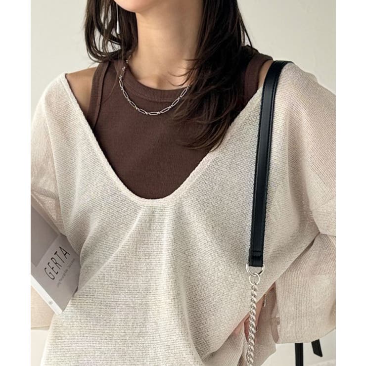 《sayo×クラシカルエルフコラボ》いつもの服に+1。ちょうどいい抜け感を。深U… | Classical Elf  | 詳細画像60 