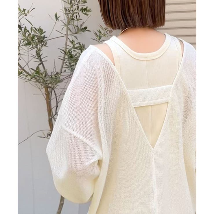 《sayo×クラシカルエルフコラボ》いつもの服に+1。ちょうどいい抜け感を。深U… | Classical Elf  | 詳細画像4 