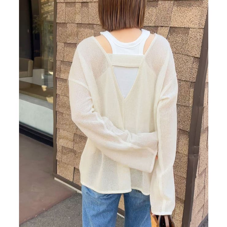 《sayo×クラシカルエルフコラボ》いつもの服に+1。ちょうどいい抜け感を。深U… | Classical Elf  | 詳細画像5 