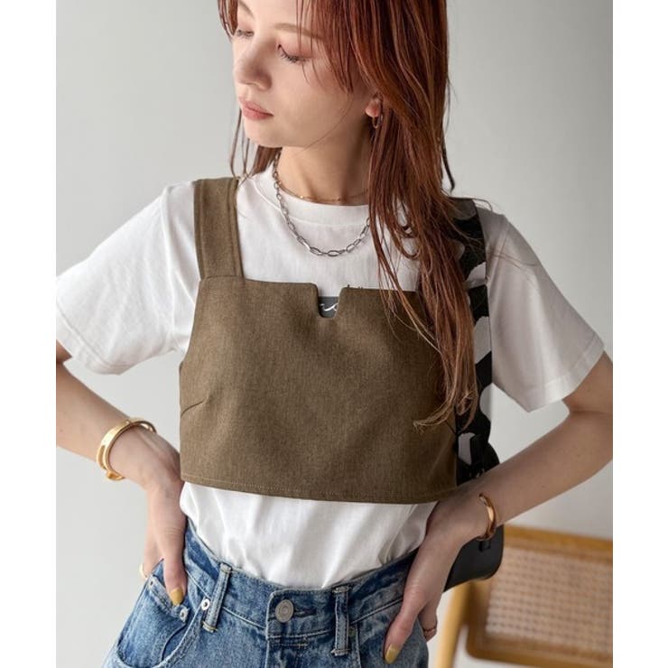 ビスチェ風ベルト axes femme｜ベルトデザインジップビスチェ | Rakuten Fashion