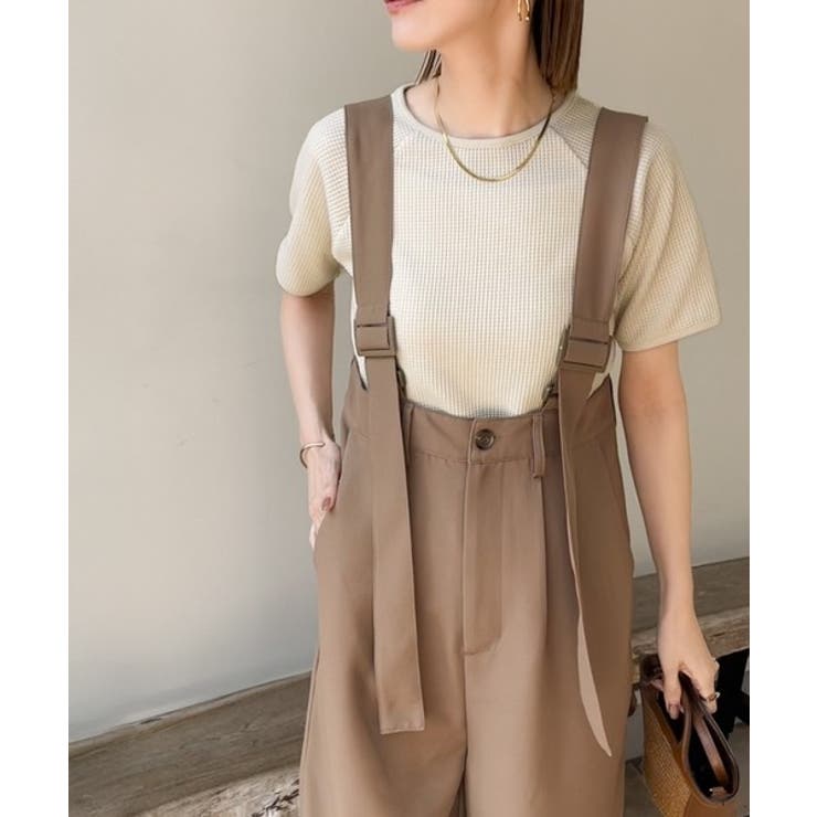 アイボリー | これ一枚でおしゃれが決まる！ワッフルトップス | Classical Elf 