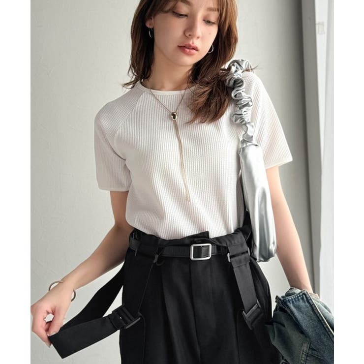 《sayo×クラシカルエルフコラボ》旬顔の太ベルト。タック入りハイウエストツイル… | Classical Elf  | 詳細画像9 