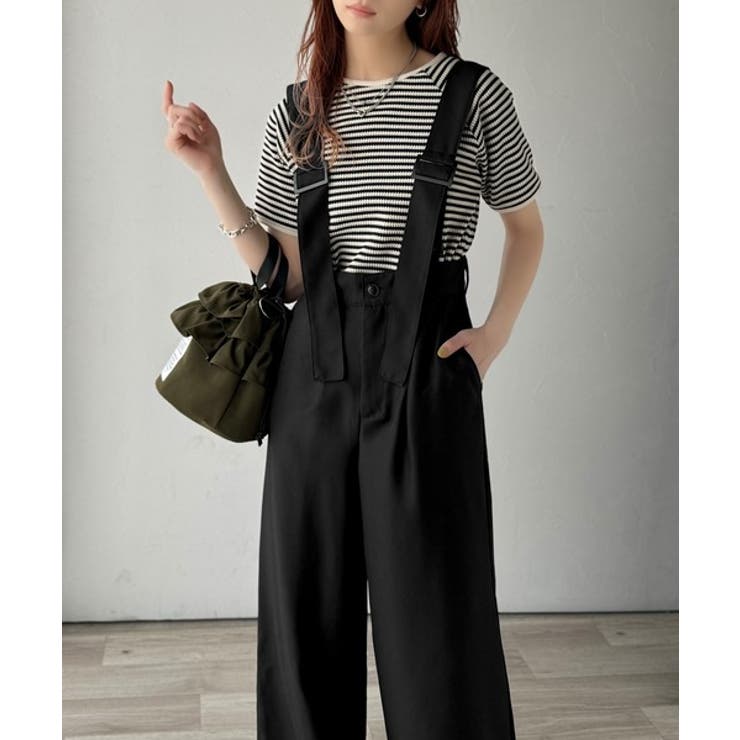 《sayo×クラシカルエルフコラボ》旬顔の太ベルト。タック入りハイウエストツイル… | Classical Elf  | 詳細画像12 