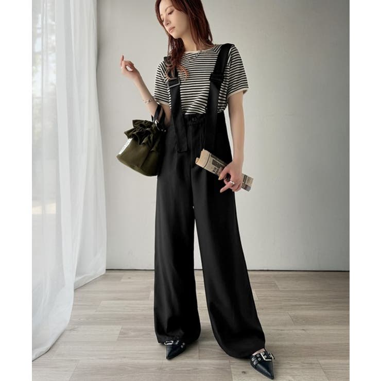 《sayo×クラシカルエルフコラボ》旬顔の太ベルト。タック入りハイウエストツイル… | Classical Elf  | 詳細画像14 