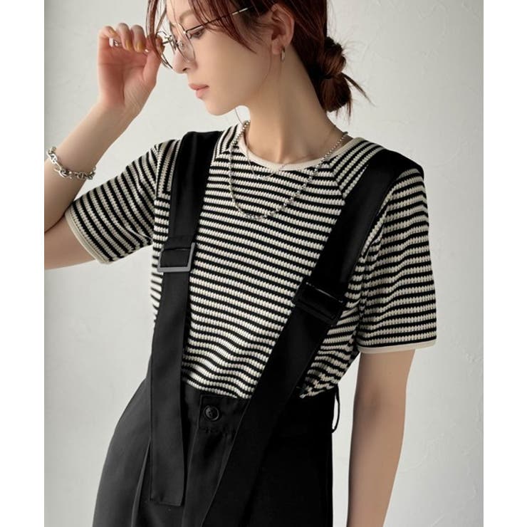 《sayo×クラシカルエルフコラボ》旬顔の太ベルト。タック入りハイウエストツイル… | Classical Elf  | 詳細画像15 