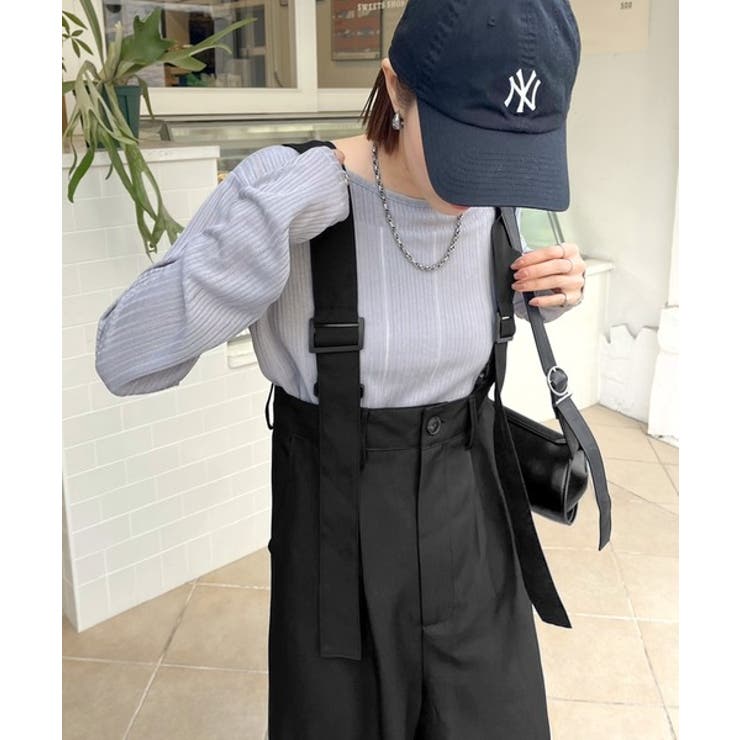 《sayo×クラシカルエルフコラボ》旬顔の太ベルト。タック入りハイウエストツイル… | Classical Elf  | 詳細画像1 