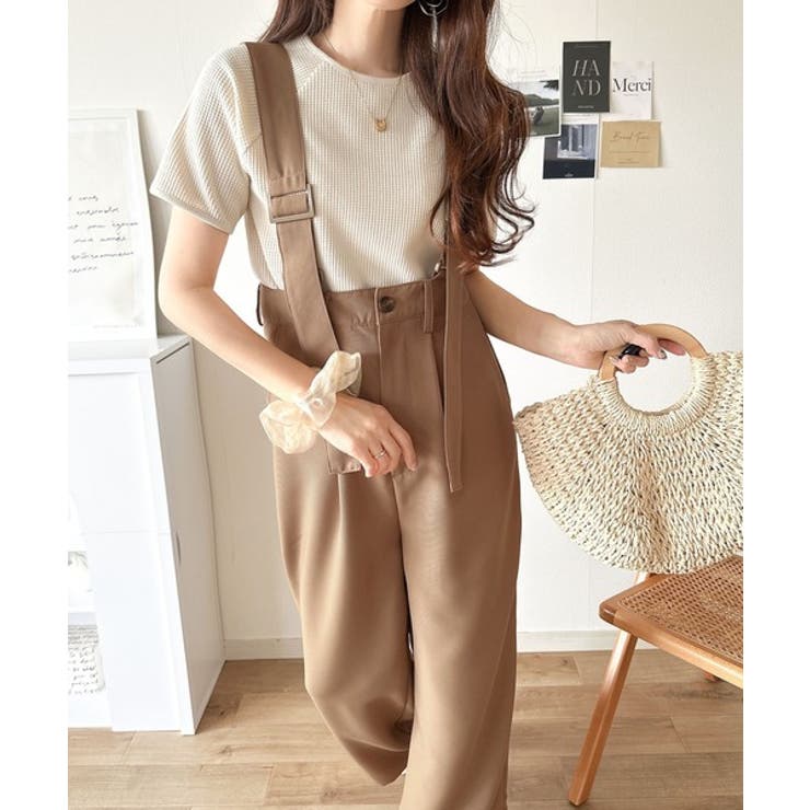 《sayo×クラシカルエルフコラボ》旬顔の太ベルト。タック入りハイウエストツイル… | Classical Elf  | 詳細画像33 