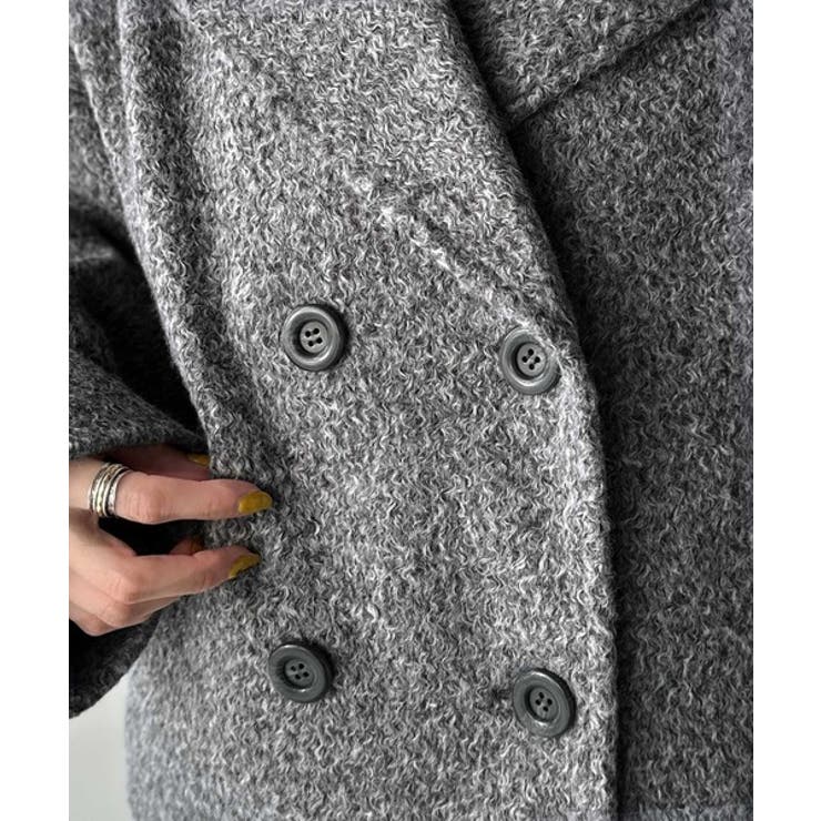 ビッグカラーで小顔見え。ふわっと羽織って、キュンとこなれる。ビッグカラーフェイク… | Classical Elf  | 詳細画像25 