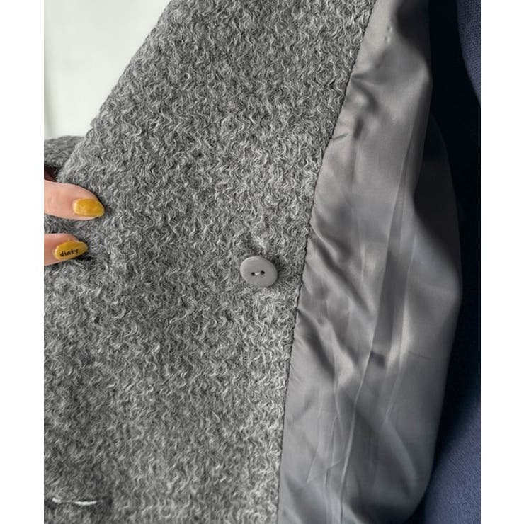 ビッグカラーで小顔見え。ふわっと羽織って、キュンとこなれる。ビッグカラーフェイク… | Classical Elf  | 詳細画像26 