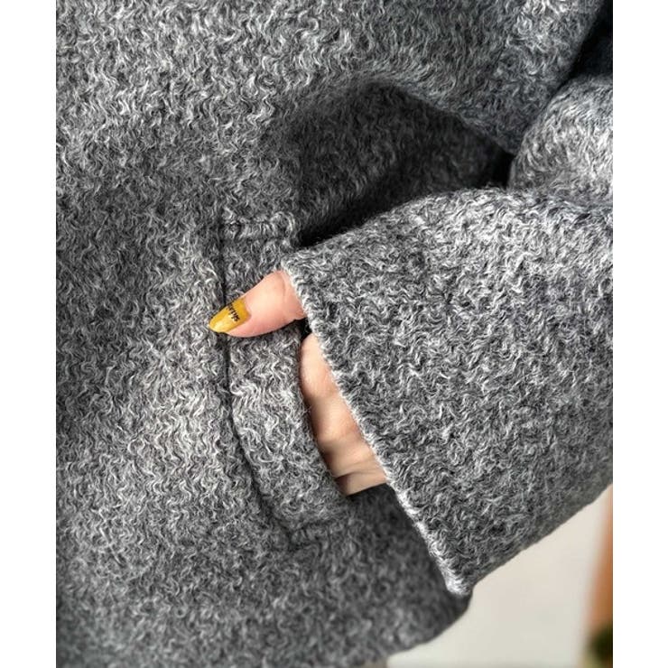 ビッグカラーで小顔見え。ふわっと羽織って、キュンとこなれる。ビッグカラーフェイク… | Classical Elf  | 詳細画像27 