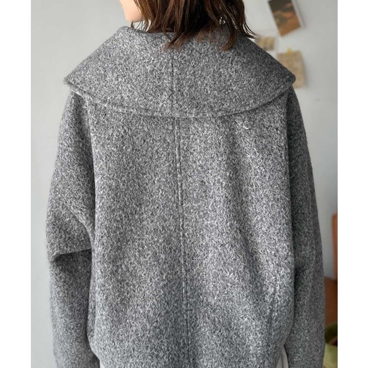 ビッグカラーで小顔見え。ふわっと羽織って、キュンとこなれる。ビッグカラーフェイク… | Classical Elf  | 詳細画像28 