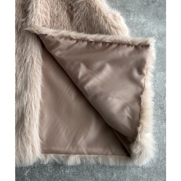 高級感をレイヤード。ふわふわミックスシャギーファーベスト | Classical Elf  | 詳細画像27 