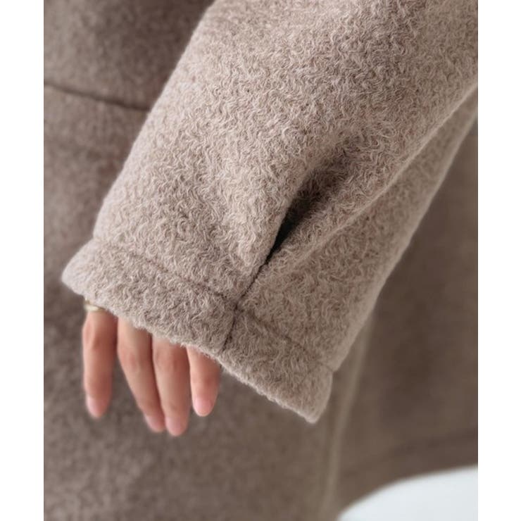 大人の余裕、羽織るだけで美しく。フェイクウールPコート | Classical Elf  | 詳細画像28 