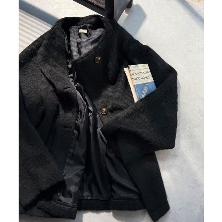 リラックス感漂うゆったり大人シルエット。ムードをまとう。ミックスシャギーミドルコ… | Classical Elf  | 詳細画像42 