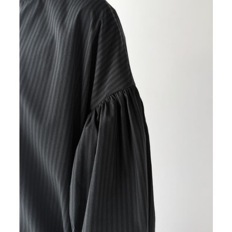 着方自在でロングシーズン活躍◎柄アソートバンドカラービッグシャツワンピ | Classical Elf  | 詳細画像34 