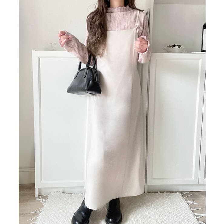 肌見せしすぎず、ほんのり色っぽ。プチハイネック透かし編みメロウトップス（長袖） | Classical Elf  | 詳細画像36 