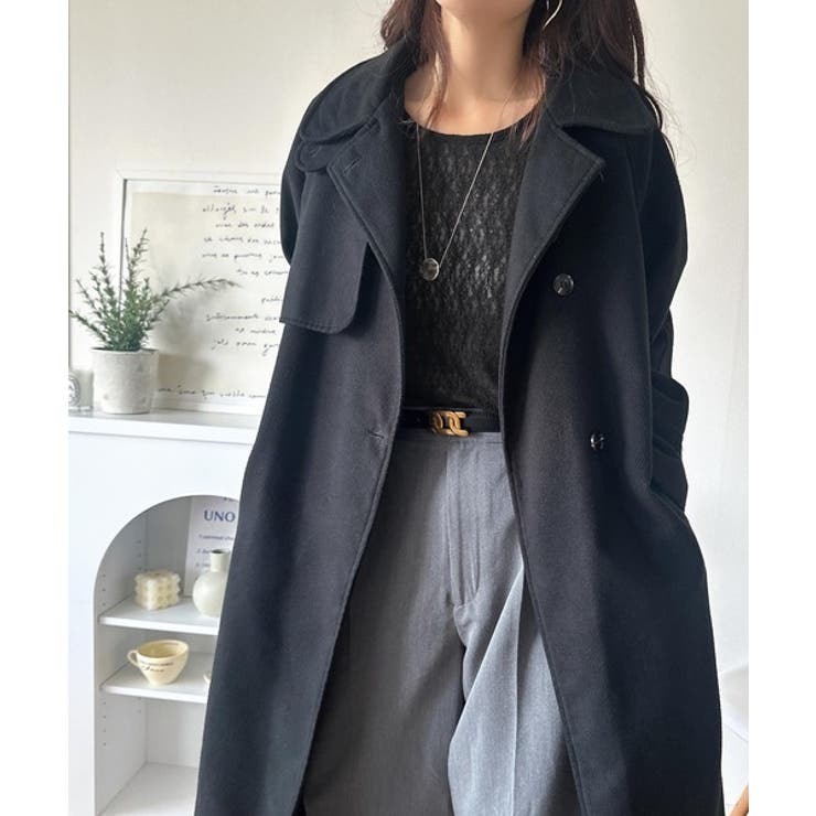 ほどよい透け感が大人上品。総柄シアーレーストップス(長袖) | Classical Elf  | 詳細画像16 