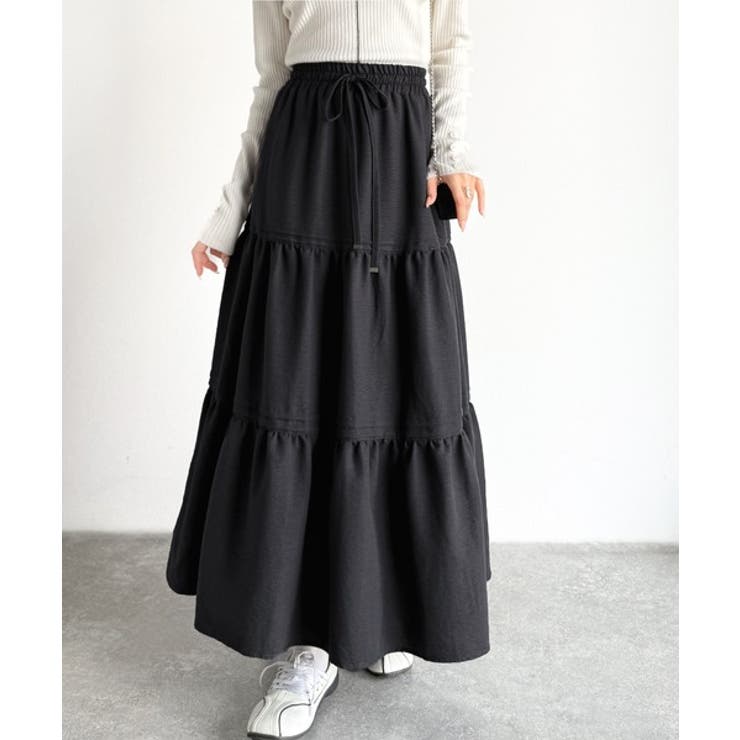 ラクして華やぐ主役級。ガーデンコア3段ティアードスカート（ロング丈） | Classical Elf  | 詳細画像15 