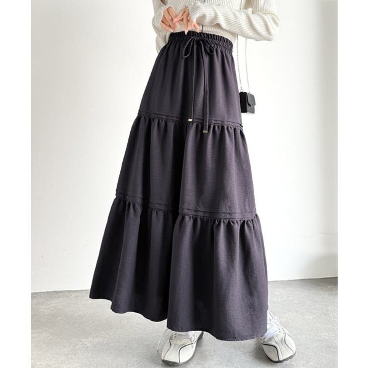 ラクして華やぐ主役級。ガーデンコア3段ティアードスカート（ロング丈） | Classical Elf  | 詳細画像23 