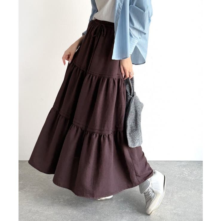 ラクして華やぐ主役級。ガーデンコア3段ティアードスカート（ロング丈） | Classical Elf  | 詳細画像27 