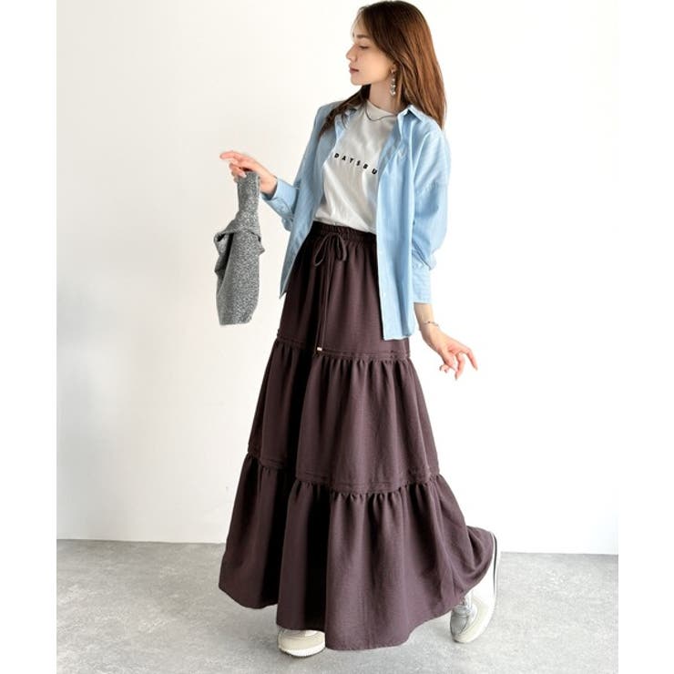 ラクして華やぐ主役級。ガーデンコア3段ティアードスカート（ロング丈） | Classical Elf  | 詳細画像30 