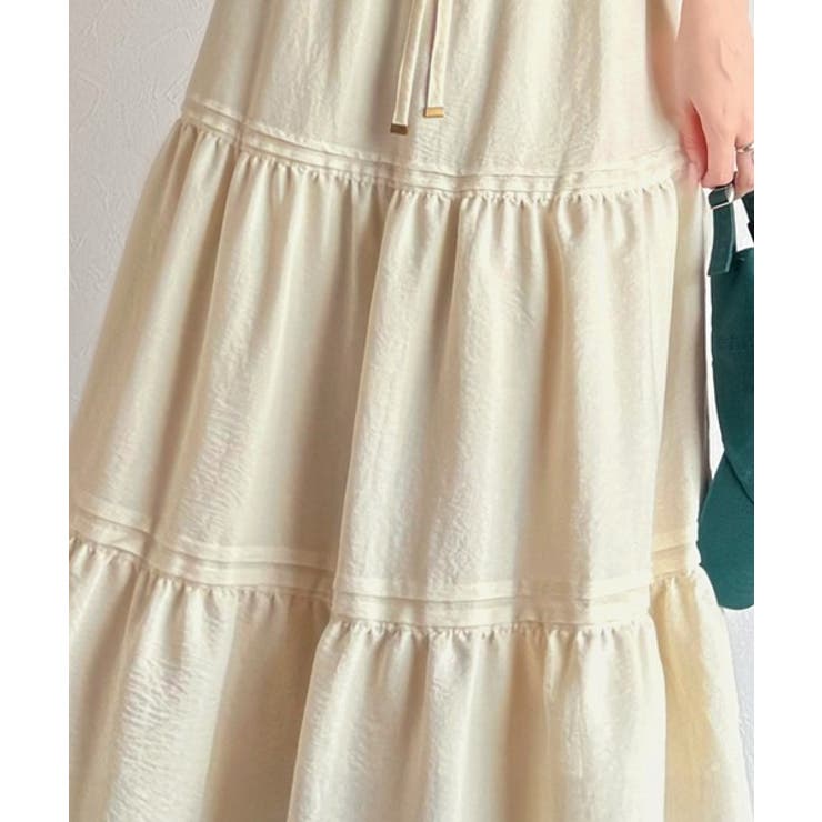 ラクして華やぐ主役級。ガーデンコア3段ティアードスカート（ロング丈） | Classical Elf  | 詳細画像32 