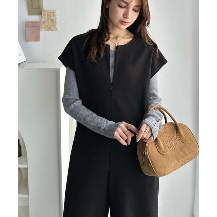 フェイクウールハーフジップオールインワン | Classical Elf  | 詳細画像7 