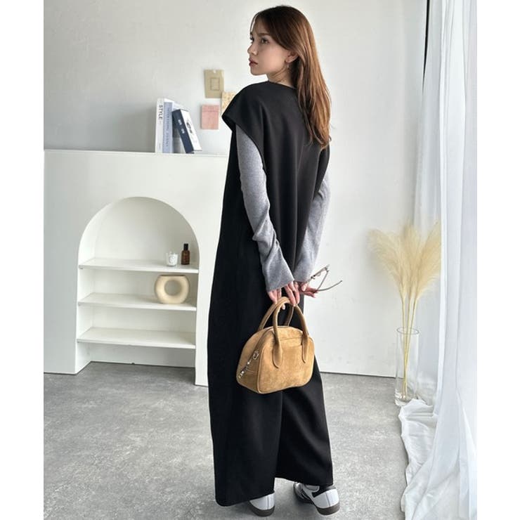 フェイクウールハーフジップオールインワン | Classical Elf  | 詳細画像10 