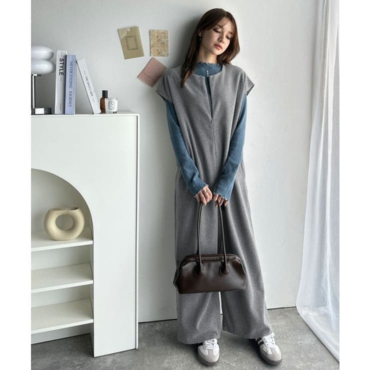 フェイクウールハーフジップオールインワン | Classical Elf  | 詳細画像15 