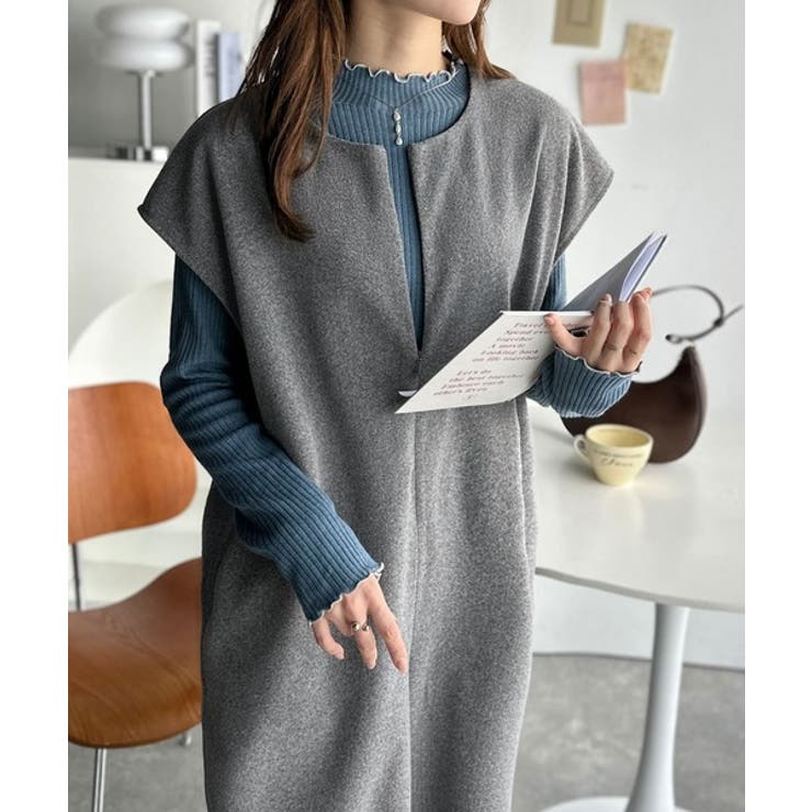 フェイクウールハーフジップオールインワン | Classical Elf  | 詳細画像20 