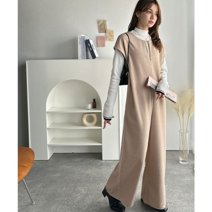 フェイクウールハーフジップオールインワン | Classical Elf  | 詳細画像24 