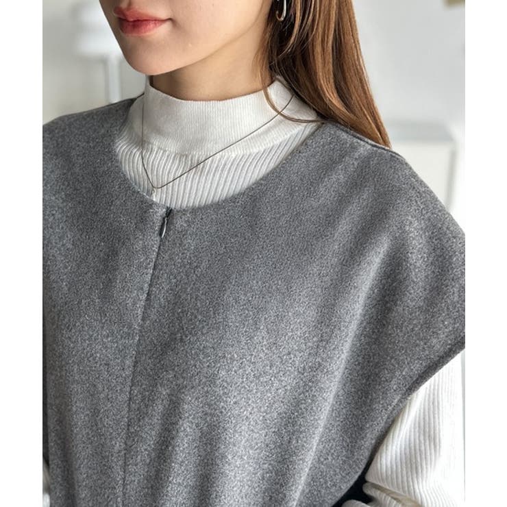 フェイクウールハーフジップオールインワン | Classical Elf  | 詳細画像26 