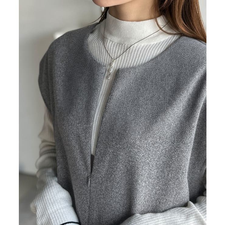 フェイクウールハーフジップオールインワン | Classical Elf  | 詳細画像27 