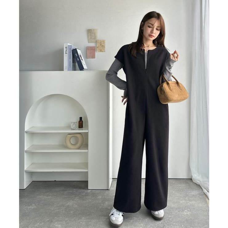 フェイクウールハーフジップオールインワン | Classical Elf  | 詳細画像6 