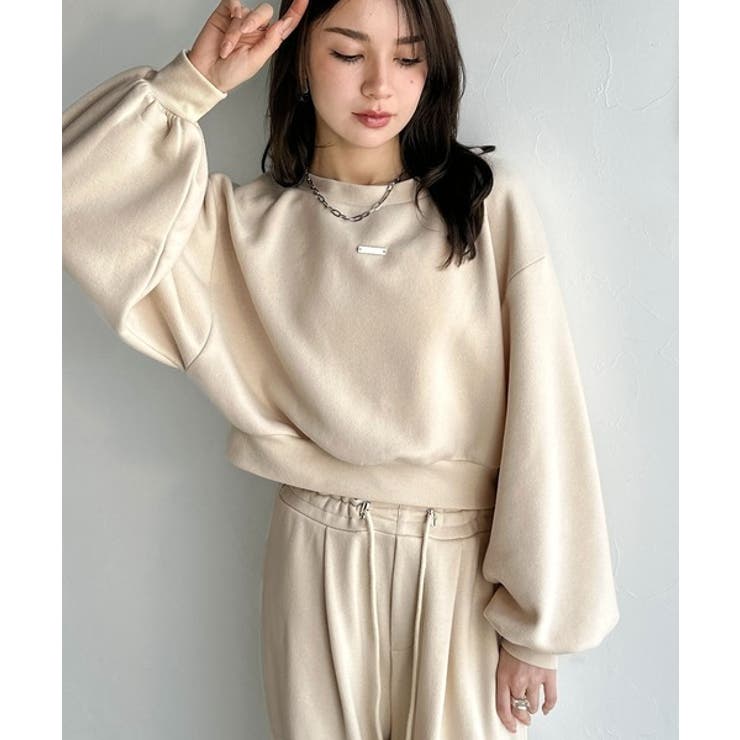 アレンジ自在の2WAY仕様。ボリューム袖で魅せる、プレート付きクロップドオフショ… | Classical Elf  | 詳細画像8 